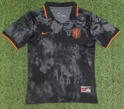 2025 26 Netherlands Holland black soccer jersey size S-2XL